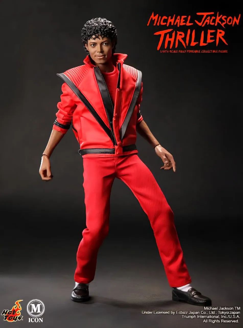 ホットトイズ　スリラー　Michael Jackson フィギュア Michael Jackson 1/6 Hot Toys Thriller - Hobbies e coleções - Boa