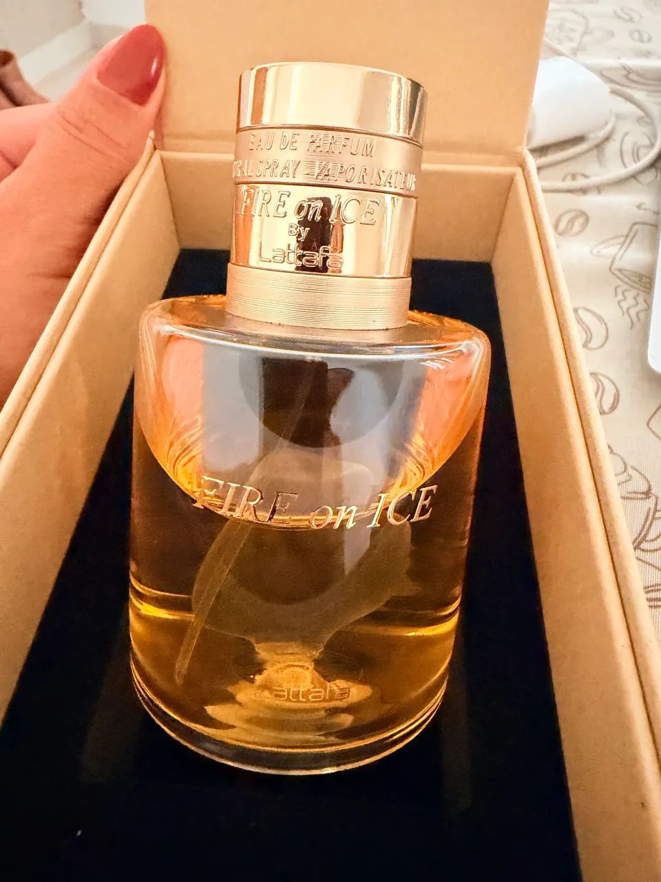 Perfume Árabe Lattafa Fire on Ice  - Foto 3
