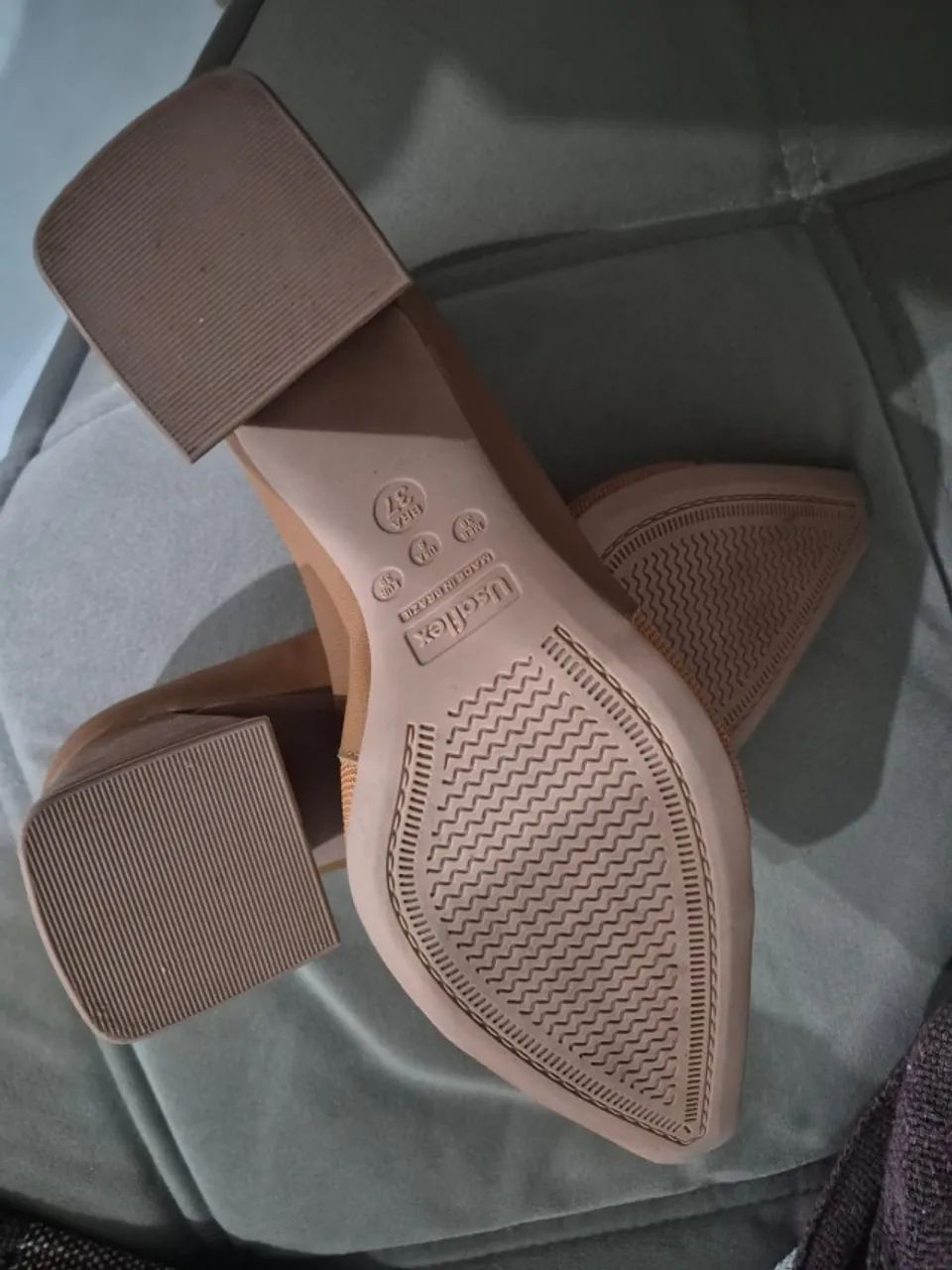 Scarpin Caramelo Usaflex 37  - Foto 2