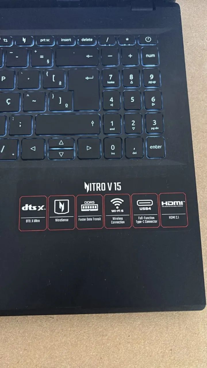 NOTEBOOK GAMER V15 RYZEN 7 + RTX 4050 6GB - Foto 5