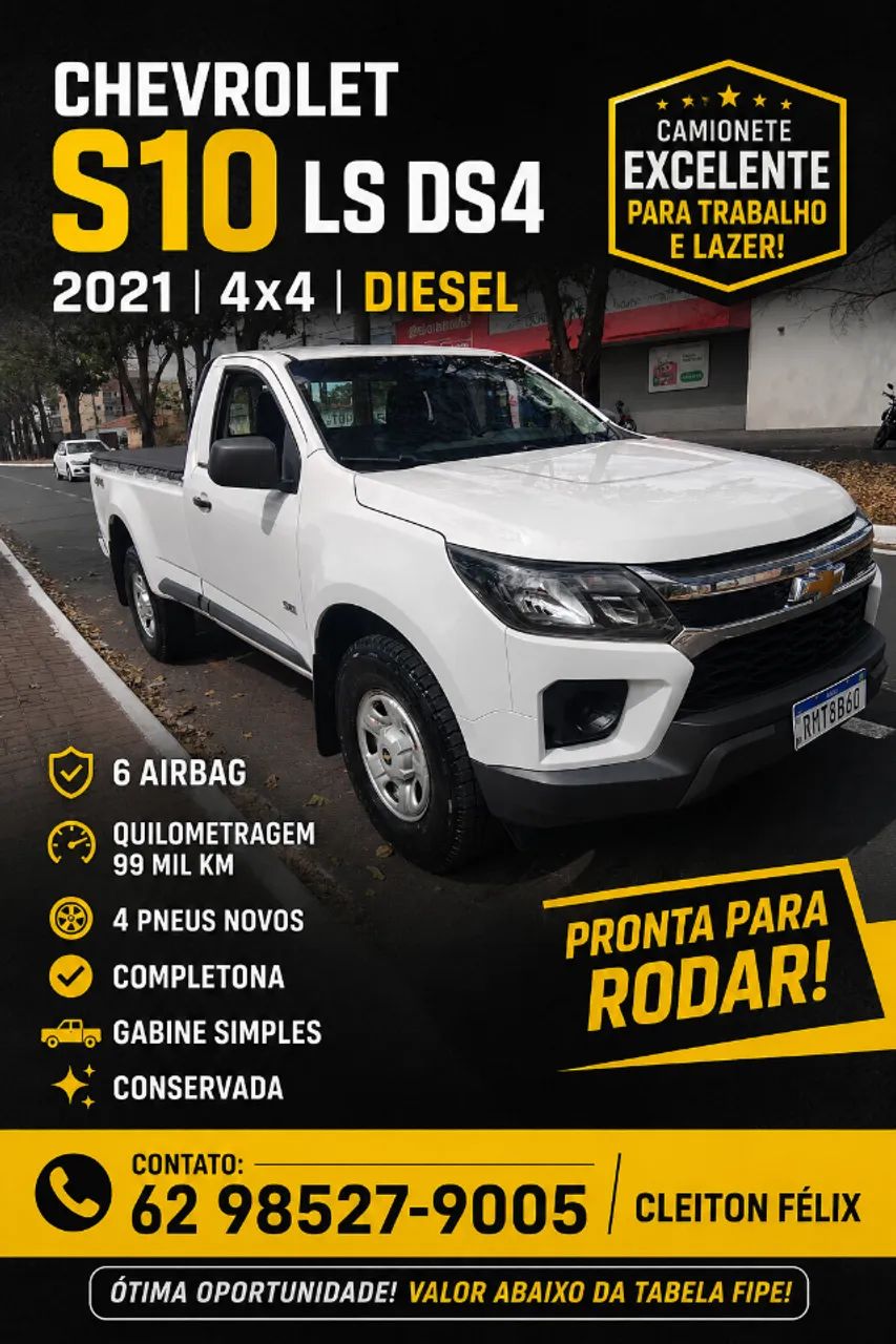 Chevrolet S10 S10 Pick-Up LS 2.8 TDI 4x4 CS Diesel 2021