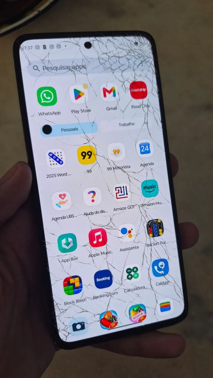 Moto G52 128GB tela trincada  - Foto 2