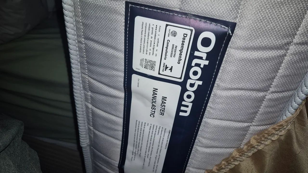 Cama box ortobom 