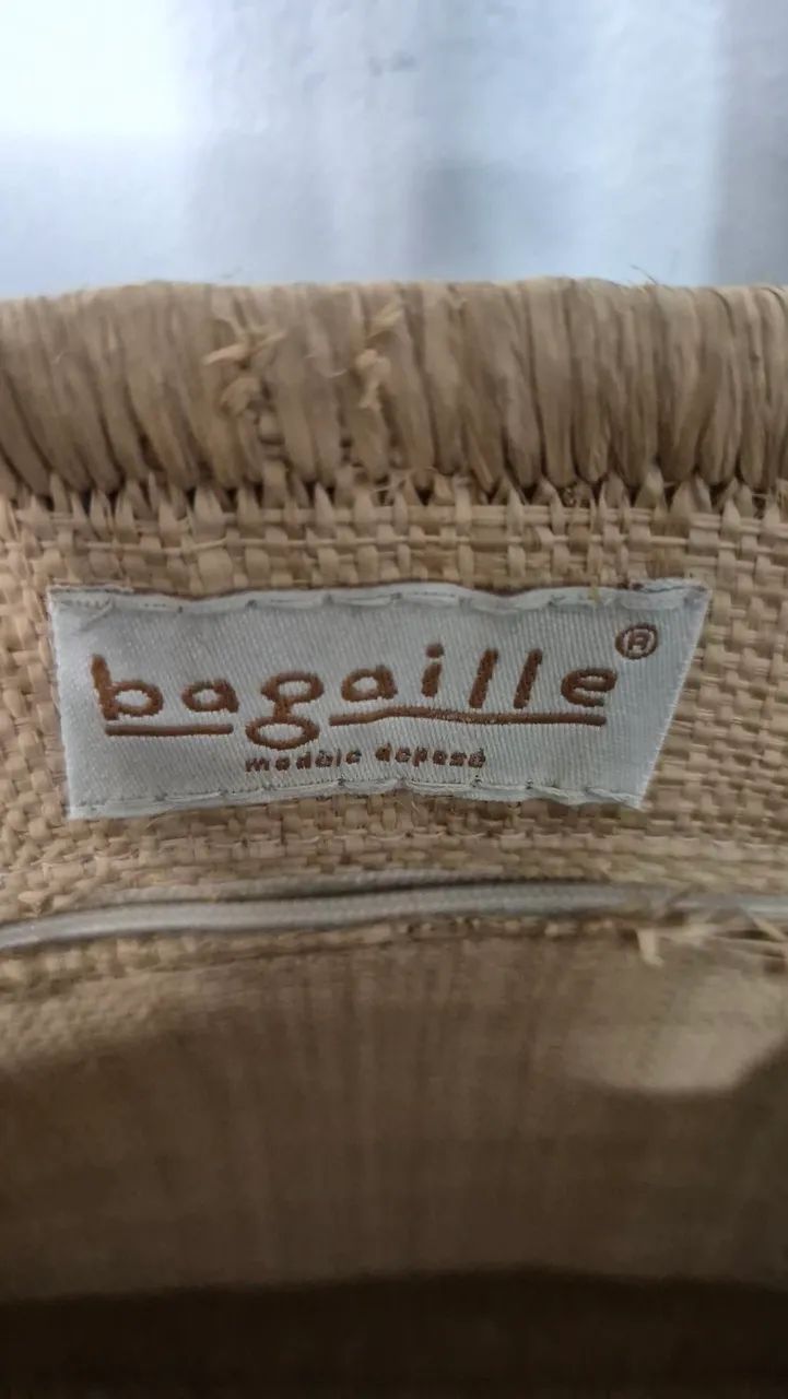 Bolsa de Palha com Estampa de Girafa Baigalle - Foto 4
