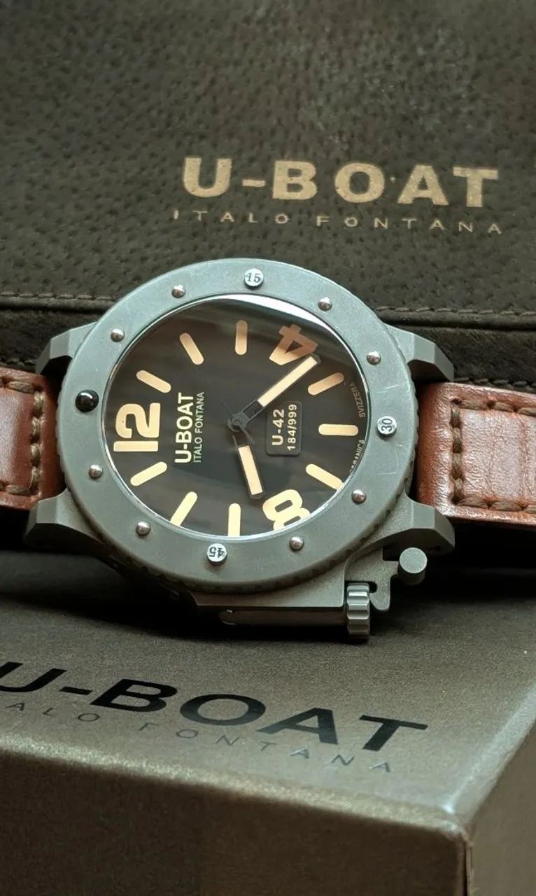 Relógio U-boat U42 Automático Schwarzenegger Edição Limitada - Foto 2