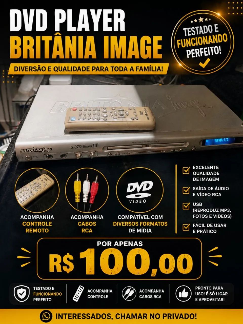 DvD Aparelho Britania