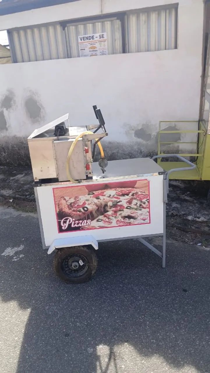 Carrinho de Pizza e outro  de Pipoca - Foto 2