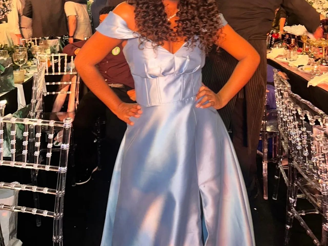 Vestido Azul Serenity para Festas - Foto 3