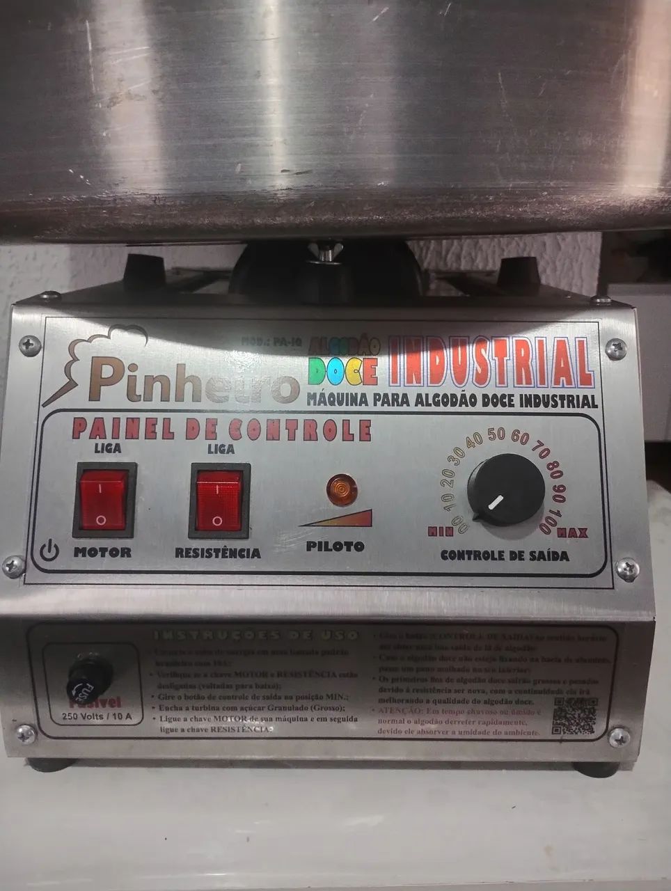 Máquina de algodão doce industrial  - Foto 2