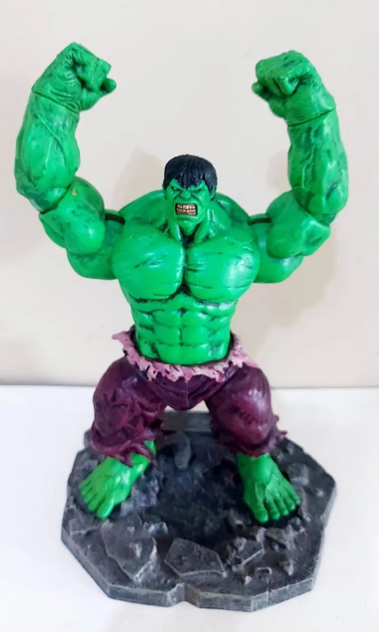Action Figure O Incrível Hulk Marvel Select Diamond 24cm - Foto 4