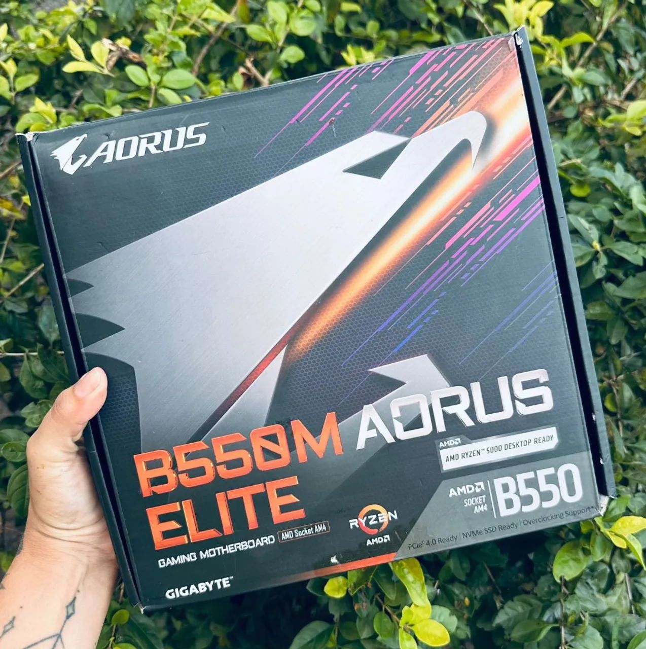 Placa mãe AM4 AORUS ELITE b550
