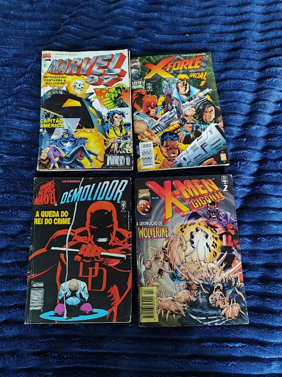 Lote HQ marvel comics X-Men 2099 primeiras edições 1,2,3,4,5 e 20