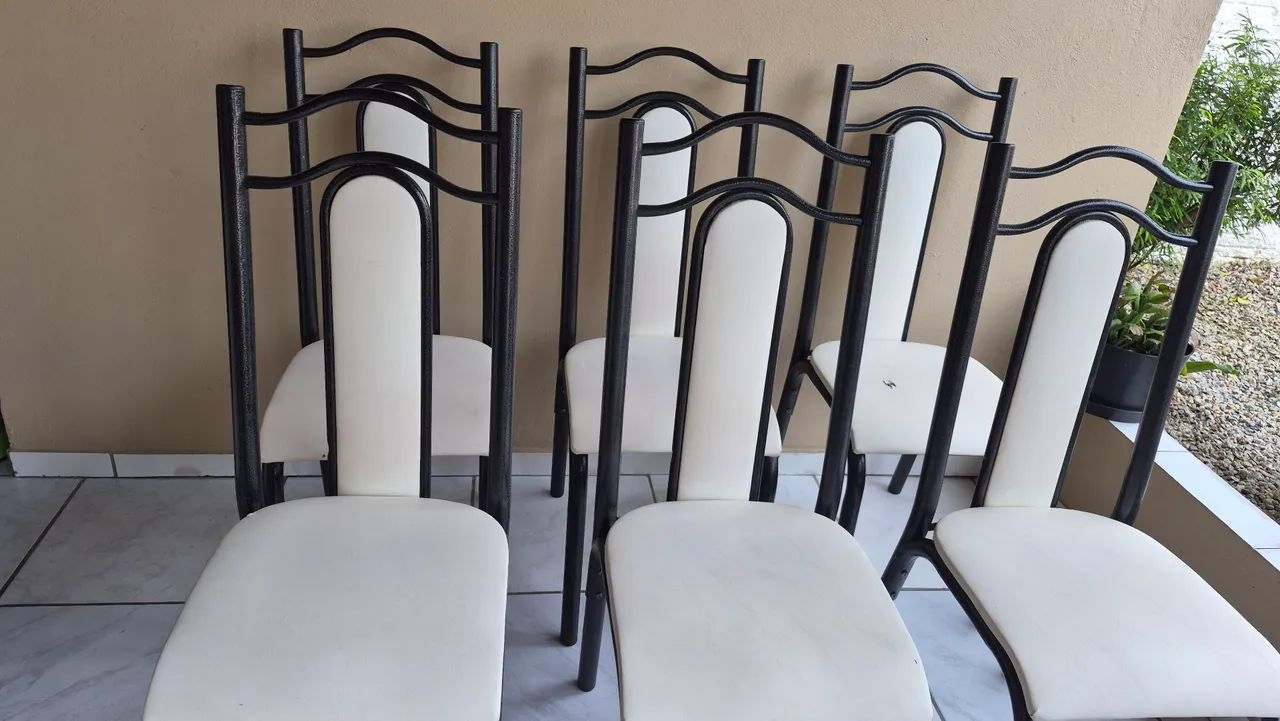 Jogo com 6 cadeiras de jantar - Foto 3