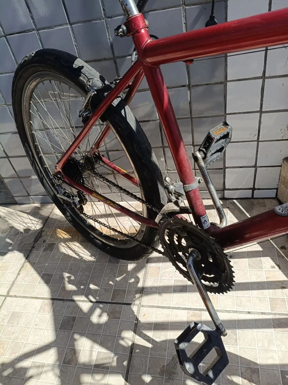 Bicicleta aro 26 samy vermelha  - Foto 3