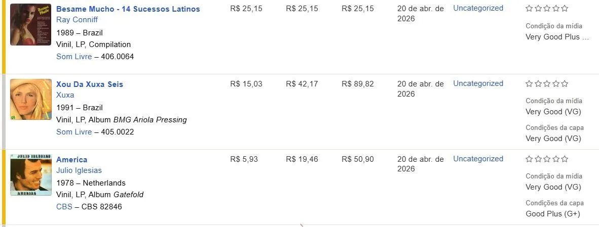 10 LPs Vinil antigos - Foto 3