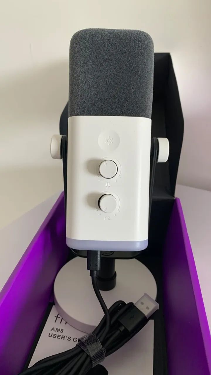 Microfone Fifine AM8 XLR USB-C - Foto 5