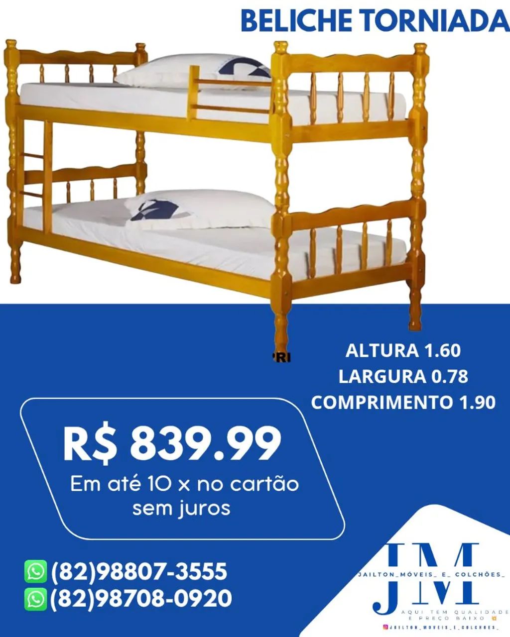 SUPER PROMOÇÃO BELICHE TORNIADA  - Foto 2