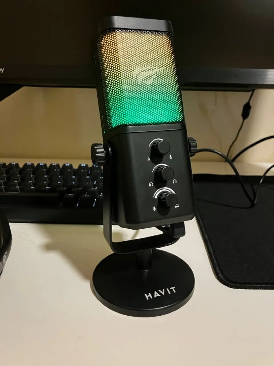 Microfone de mesa Havit Gk65