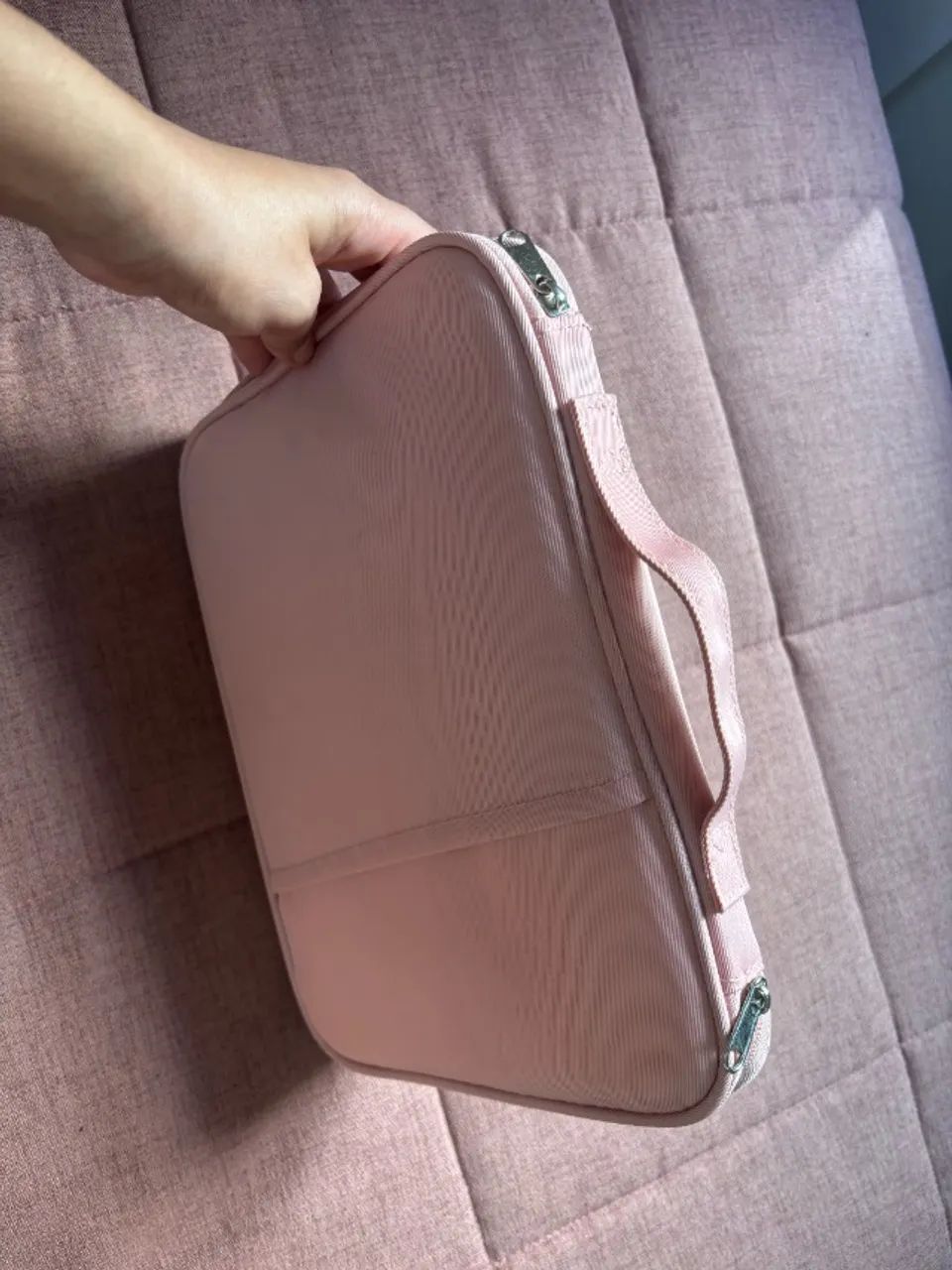 Case/capa para tablet 9" a 11" com espaço para teclado - rosinha  - Foto 2
