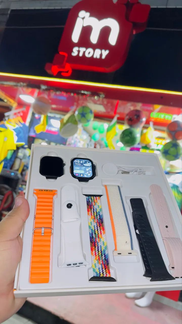 Smartwatch Super Amoled 2X1 6 Pulseira - Foto 2