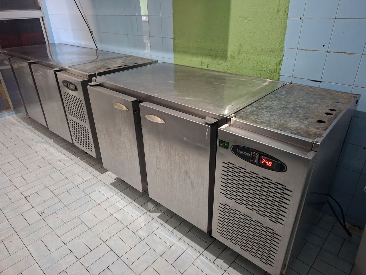 Balcões em aço inox refrigerada. - Foto 3
