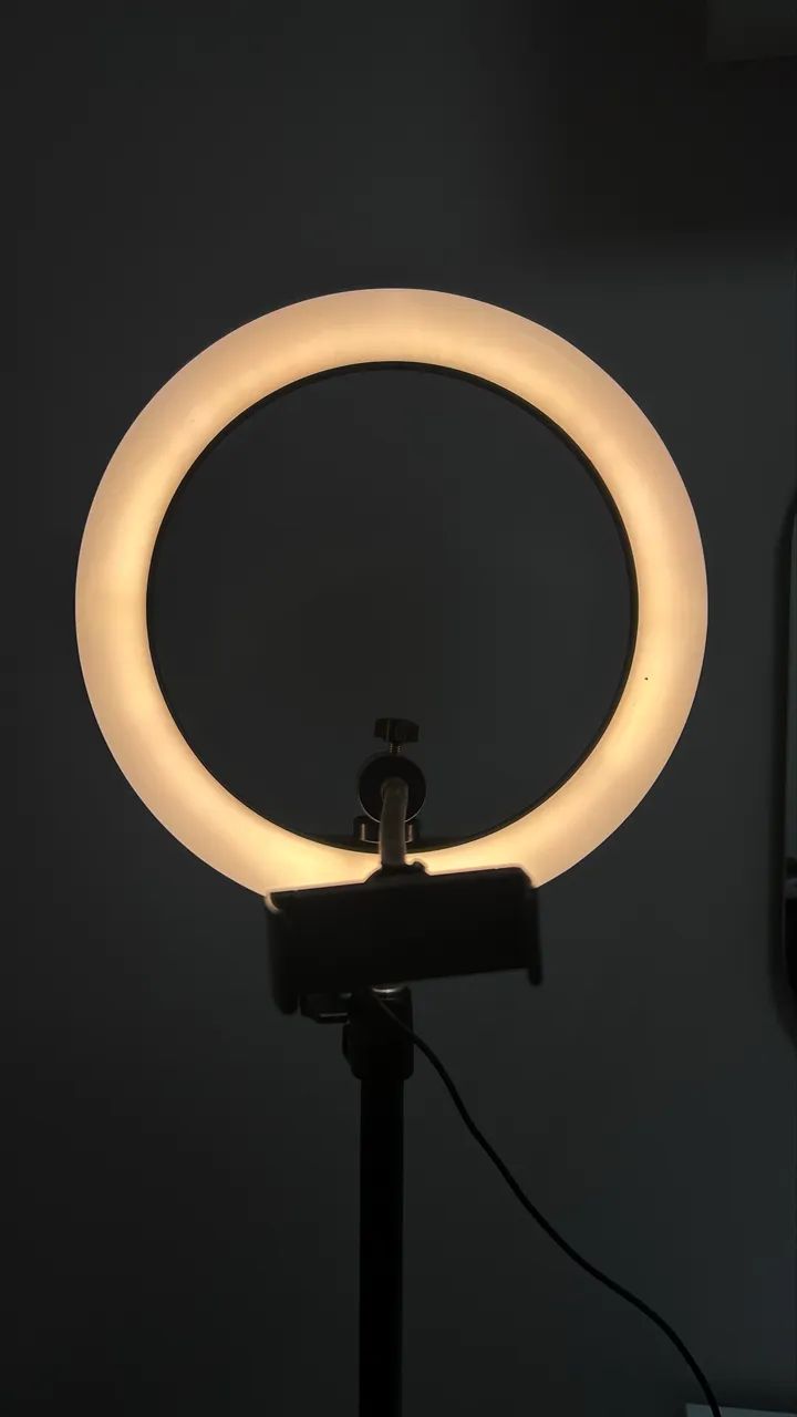 Ring Light com Tripé + Suporte Celular | Barato | Funciona Perfeito - Foto 2