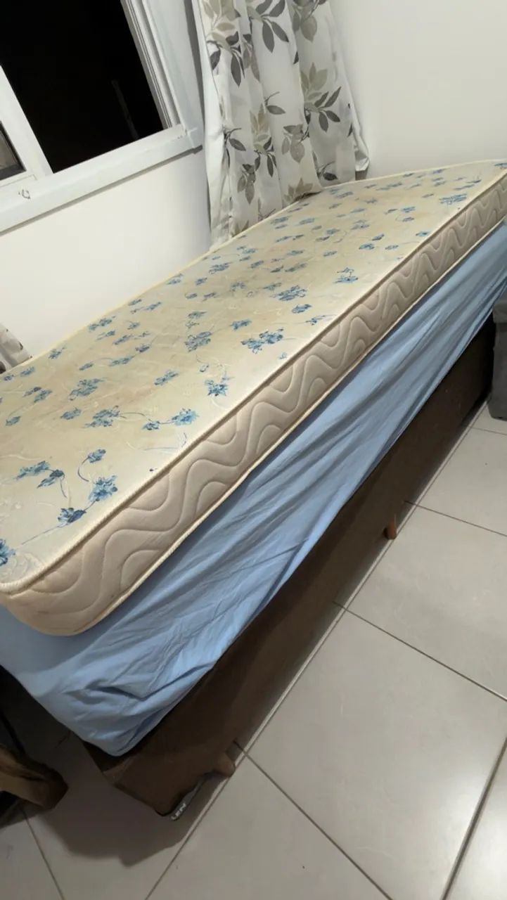 Cama box de solteiro + colchão extra - Foto 4