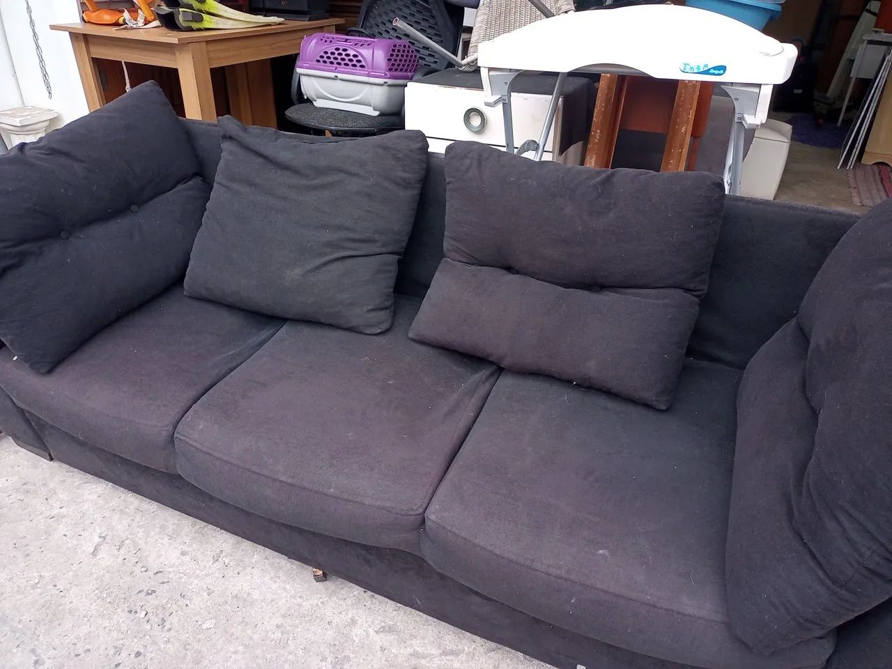 Sofá Três Lugares bom estado  - Foto 3