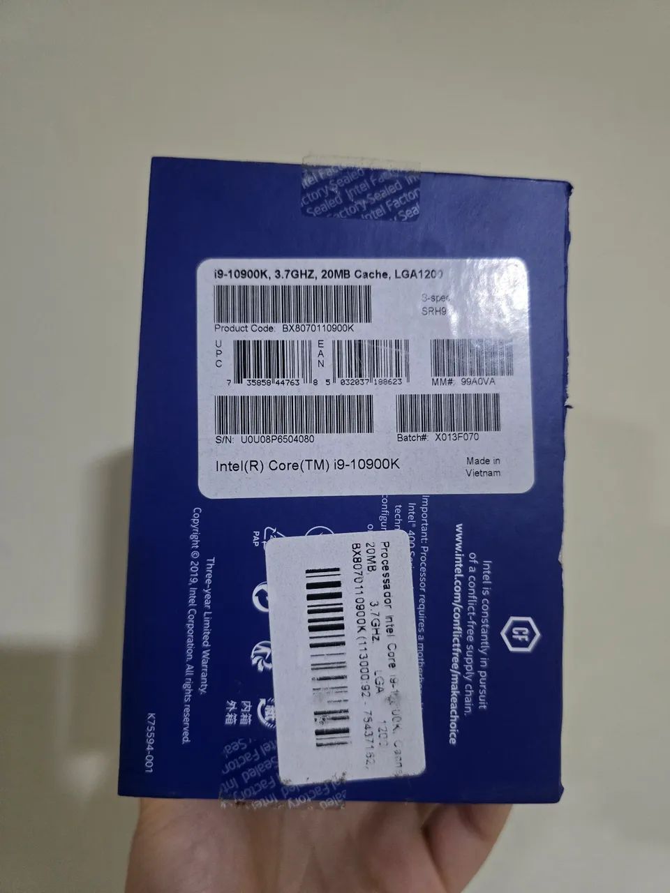 Processador I9 10900K  - Foto 2