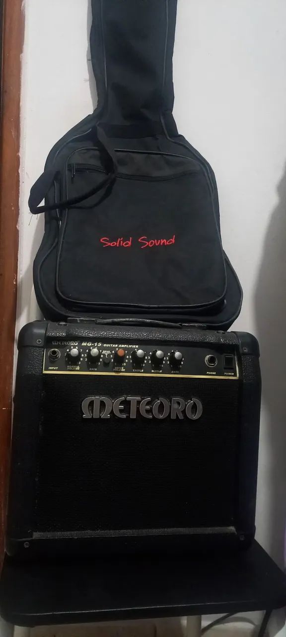 AMPLIFICADOR METEORO MG-15 + Capa - Foto 4