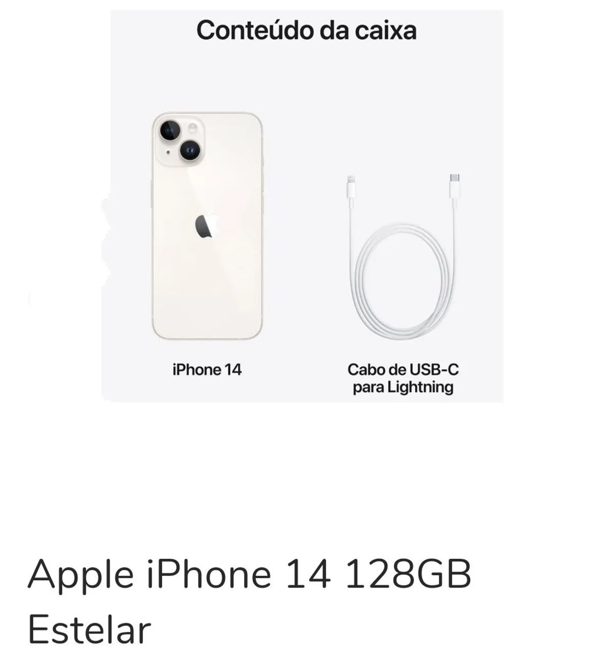 iPhone 14 128gb - Celulares e Smartphones - Nova Brasília