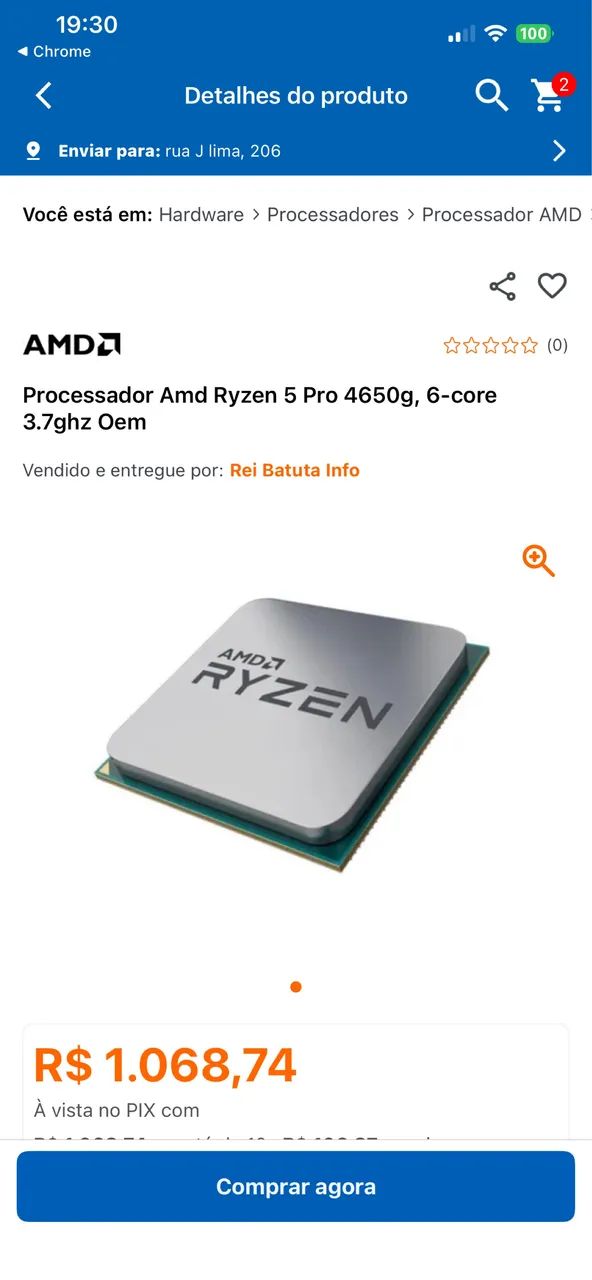 Ryzen 4650 G pro