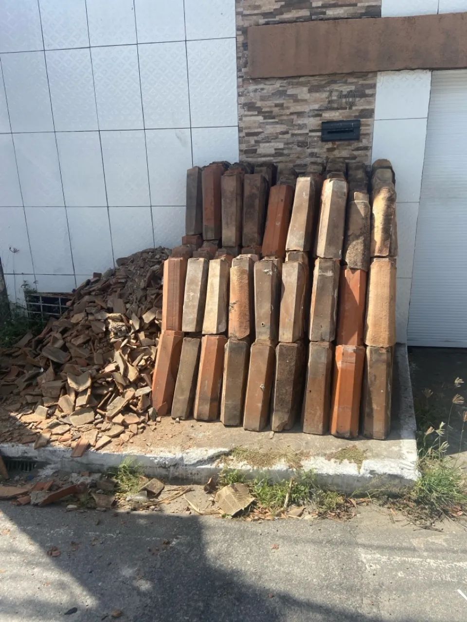 Telhas mistas usadas 