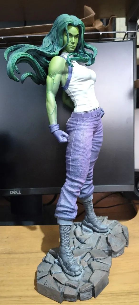 She-Hulk escala 1/6, linda peça!!! - Foto 2