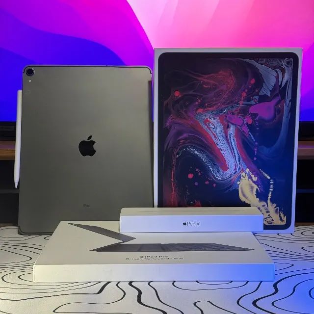 iPad Pro 12.9-pol 256GB Wi-fi Cellular + Teclado + Pencil 2 (Venda