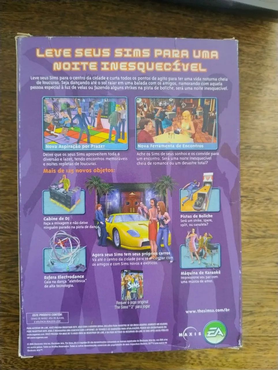 Jogo PC CD Computador The Sims 2 - Pacote de Expansão - Vida Noturna - Foto 2