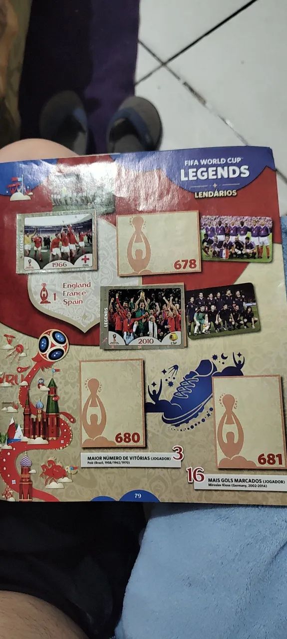 Álbum de figurinhas da copa 2018 - Foto 5