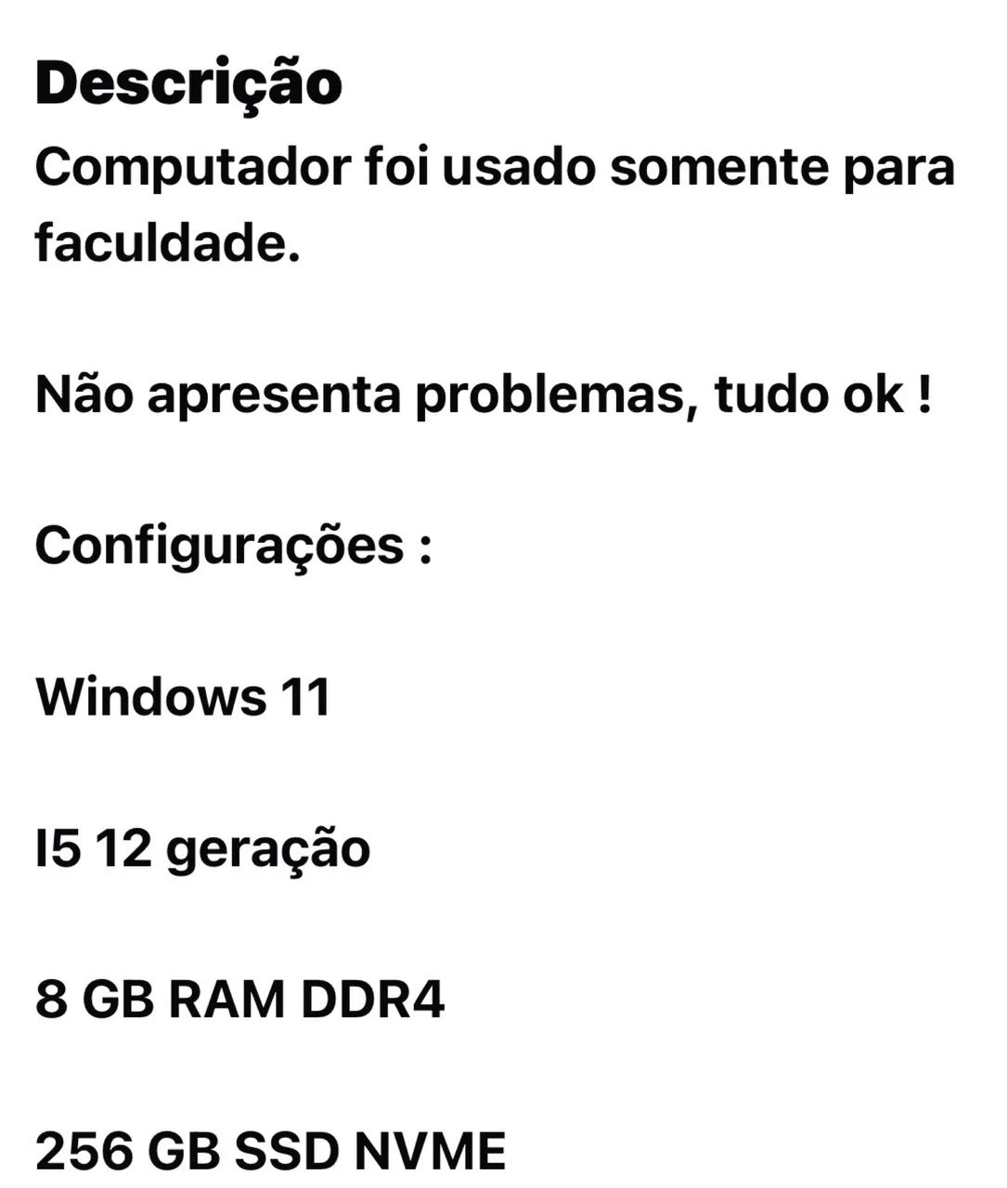 NOTEBOOK ACER 15 12 GERAÇÃO (ESTADO DE NOVO ) SEM DETALHES - Foto 6