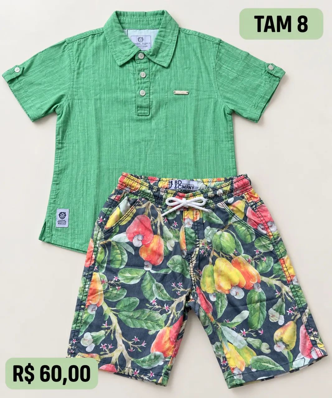 Lote de roupas usadas de menino TAM 8 e 10  - Foto 5