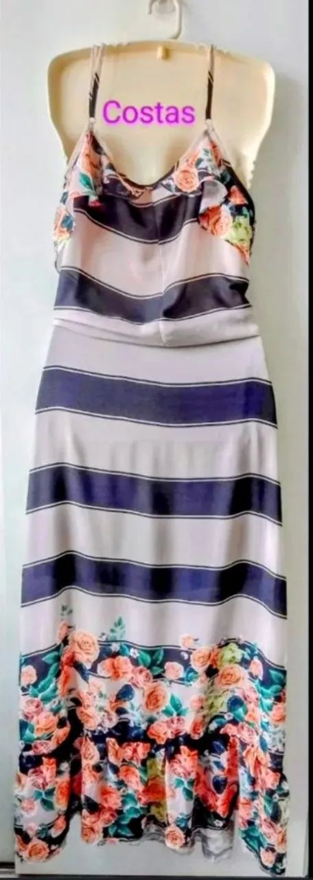 Vestido longo estampado G. - Foto 3