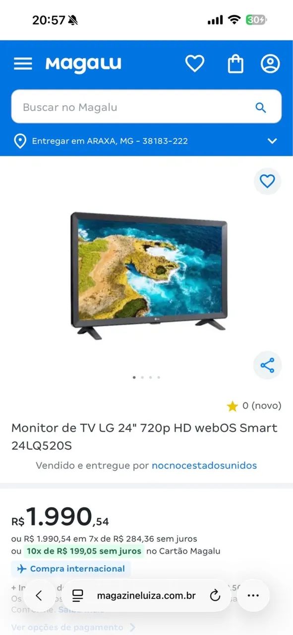 TV LG SMART 24 POLEGADAS  - Foto 2