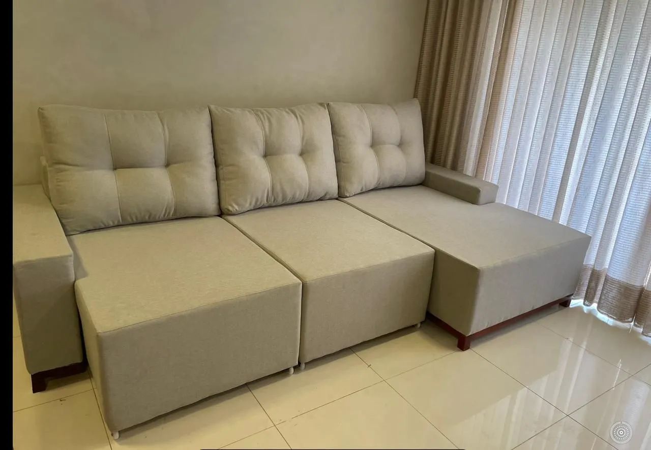 Sofá retrátil  promoção entrega gratis - Foto 3