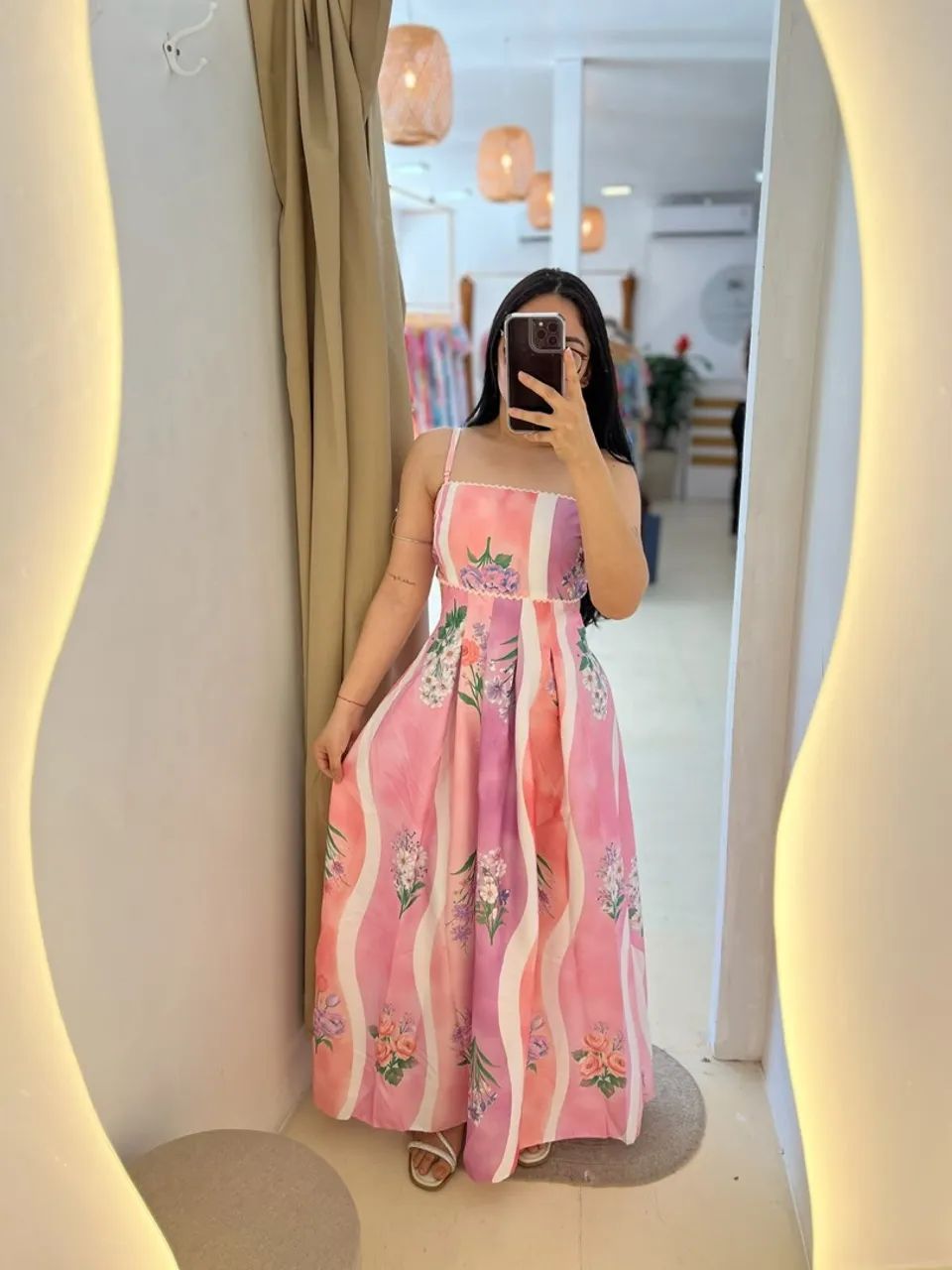 Vestido Crepe Seda 