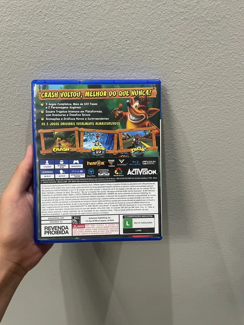 Jogos Crash Bandicoot e Spyro de Ps4 - Foto 2
