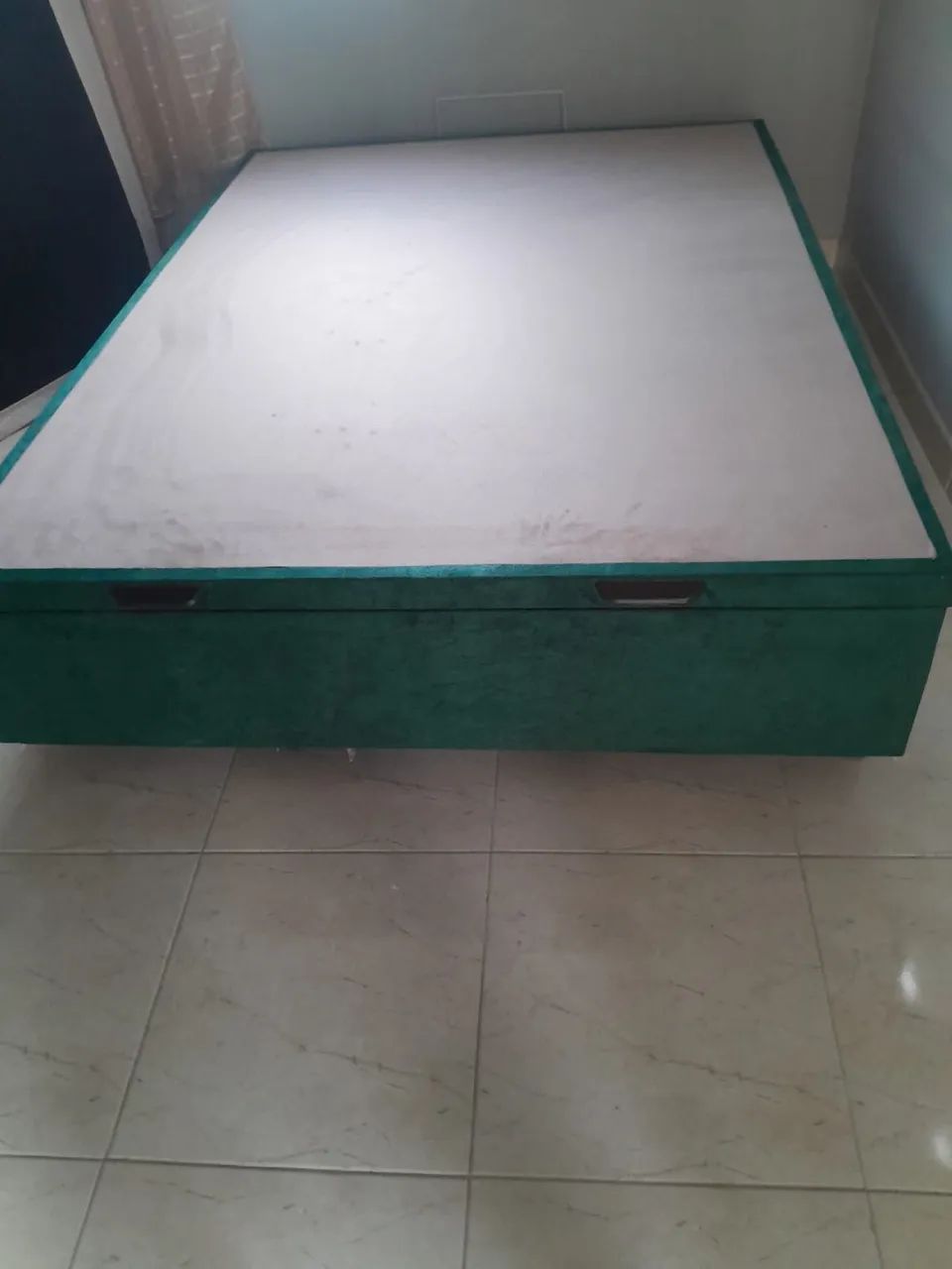 Baú Casal Verde Suede - Foto 2