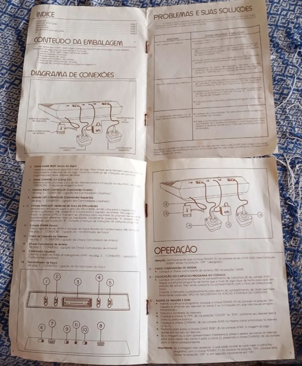 Manual Atari 2600 Polyvox Original - Foto 2