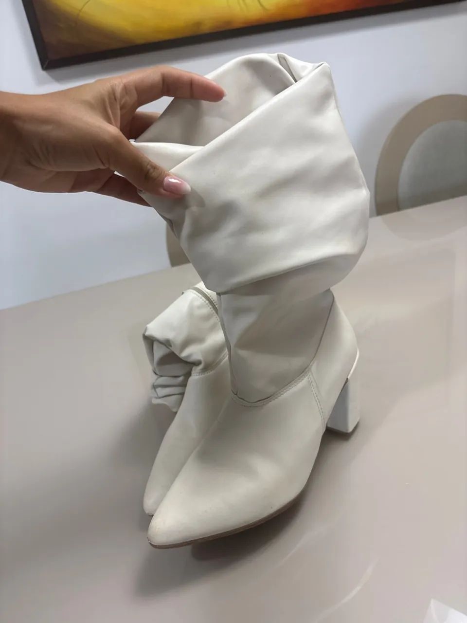 Bota off white