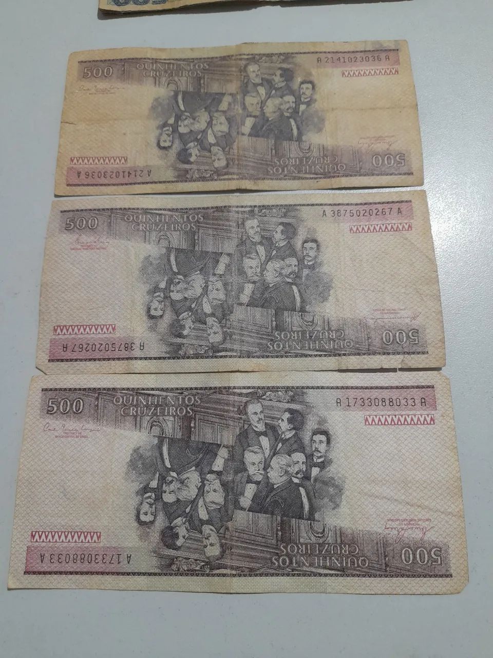 Cedulas de 500 Cruzeiros - Foto 2