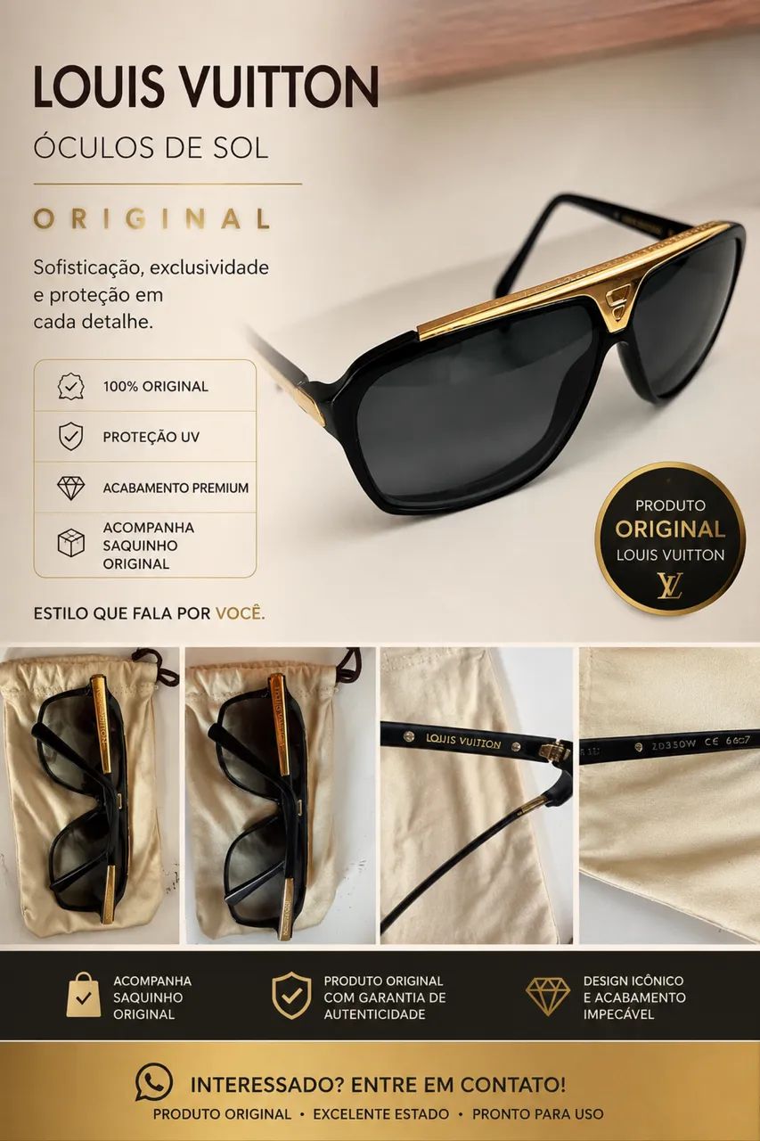 Óculos de Sol Louis Vuitton Evidence - Z0350W