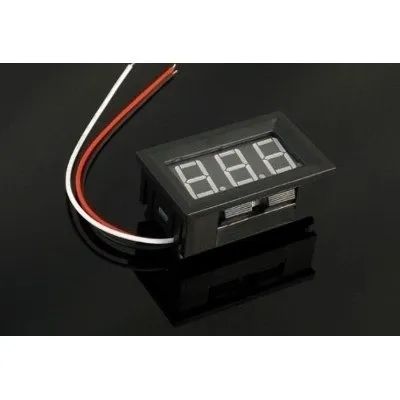 Voltimetro Digital Dc 4,5v - 30v Medidor Bateria - Foto 5